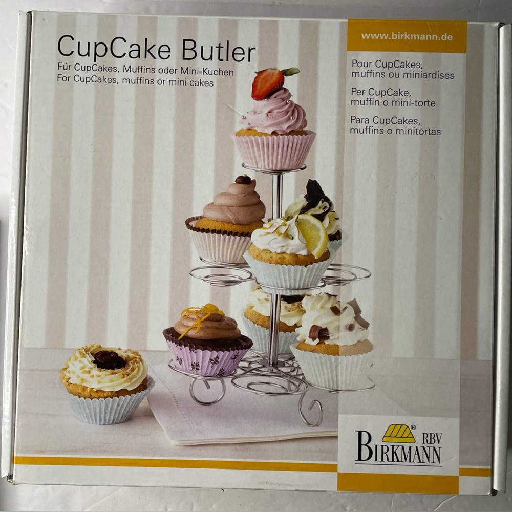 Cupcake Butler Stand - Silver